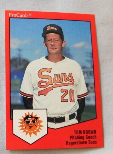 1989 ProCards Minor League Hagerstown Suns Baseball Card Pick one - 第 24/27 張圖片