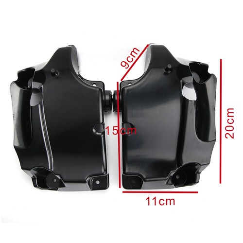 Guantera carenados de pierna con ventilación inferior para Harley Touring FLTR FLHR Street Glide - Imagen 11 de 17