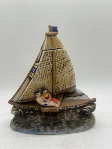 Vintage Dugs Dekanter Westindien Ausleger leer