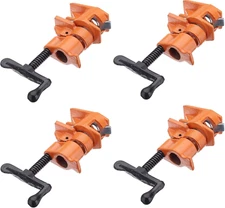 Y&Y Decor 4 PACK 3/4" Wood Gluing Pipe Clamp Set Heavy Duty PRO Woodworking Cast