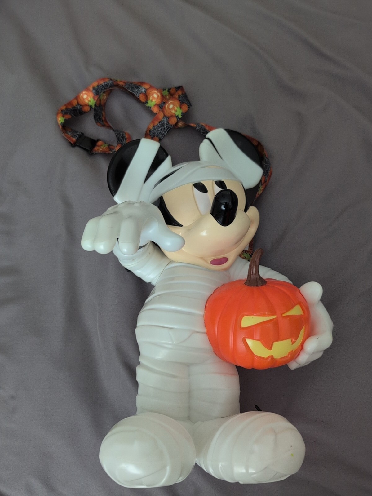 Disney Parks Halloween Mickey Mouse Mummy Popcorn Bucket With Strap