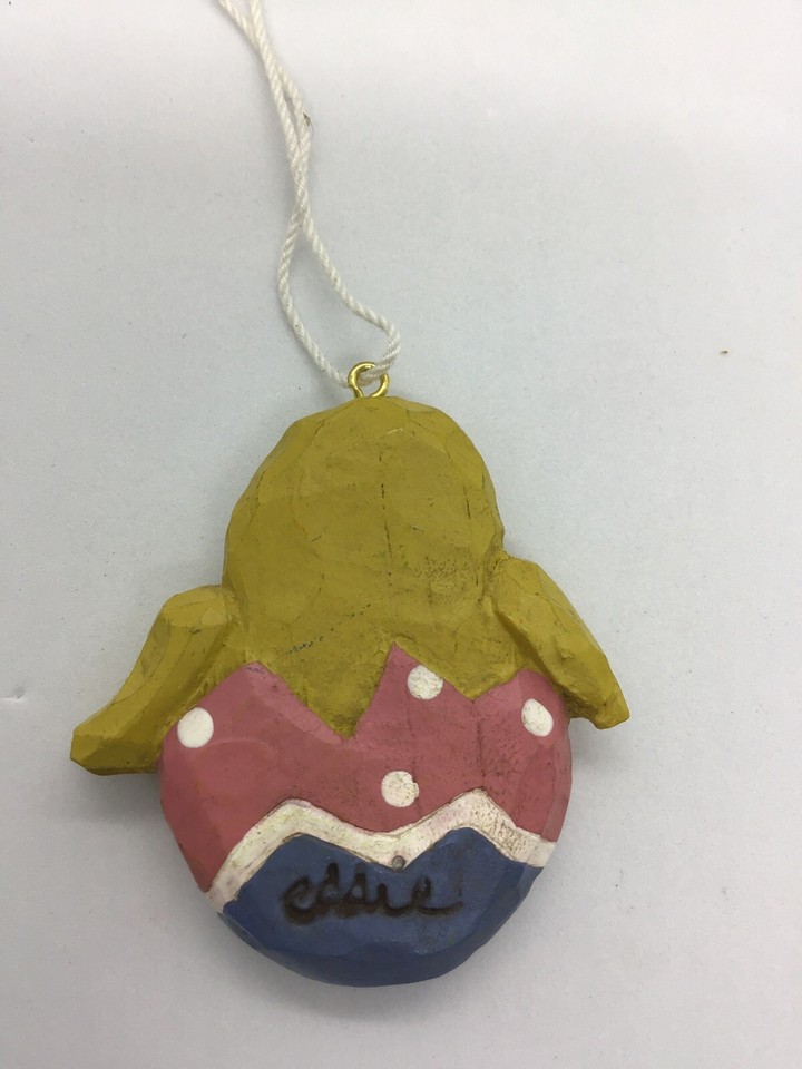 Eddie Walker Hanging Easter Ornaments Chick in an Egg (2 Available