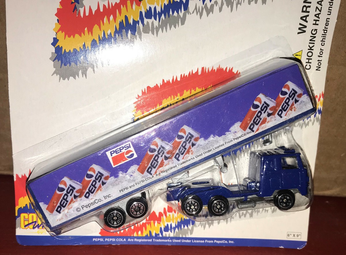 Vintage Golden Wheel Pepsi Team Die Cast Pepsi Cola Blue