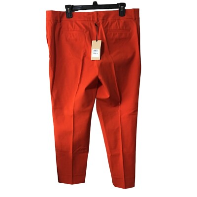 orange dress slacks Aloohaidyvio Wide Leg Dress Pants Women's High Waisted Business Casual Trousers Orange M