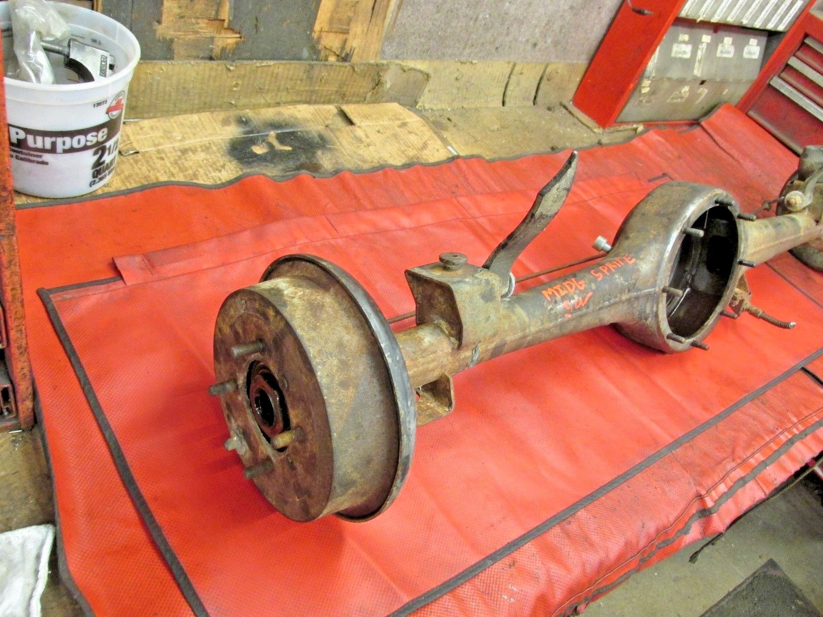 MG Midget Steel Wheel Differential Housing, !! eBay