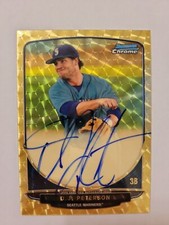 Marketplace image: 2013 Bowman Chrome DJ Peterson Superfractor Auto 1/1  W/8 Extra Autos Partial...