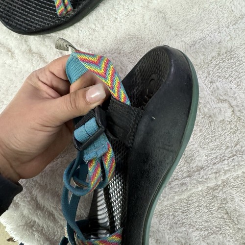 Chaco Blue Yampa Fiesta Rainbow Multi-Color Hiking Water Sandals Women's Size 6 - Picture 10 of 15
