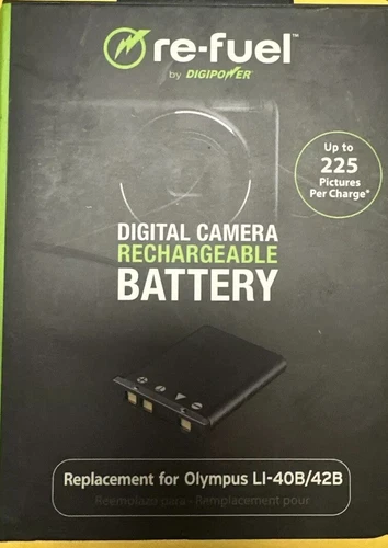 Digipower - Re-Fuel Rechargeable  Replacement Battery for Olympus LI-40B/42B - Picture 1 of 2