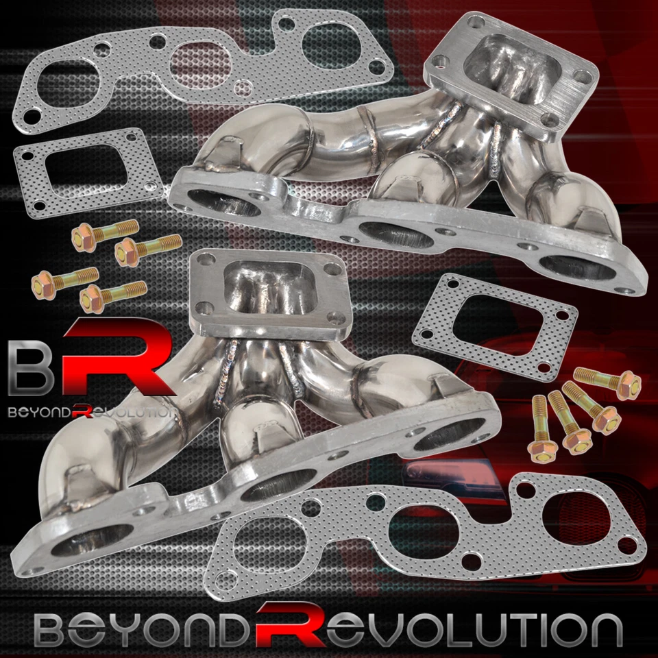 For Nissan Skyline GTr Twin Turbo Manifold 2 GT28 Turbo Braided Oil Feed Lines - Image 3 of 4