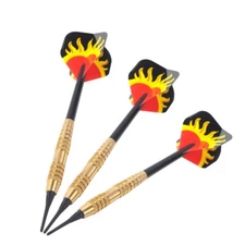 16g Soft Tip Darts Set Copper Barrels Plastic Tip for Electronic Dartboard- 3Pcs