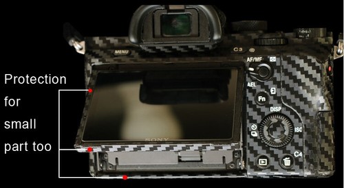 Camera Film Body Cover For Stickers Decoration DSLR SLR For Sony A7R3 A7M3 - Picture 3 of 15