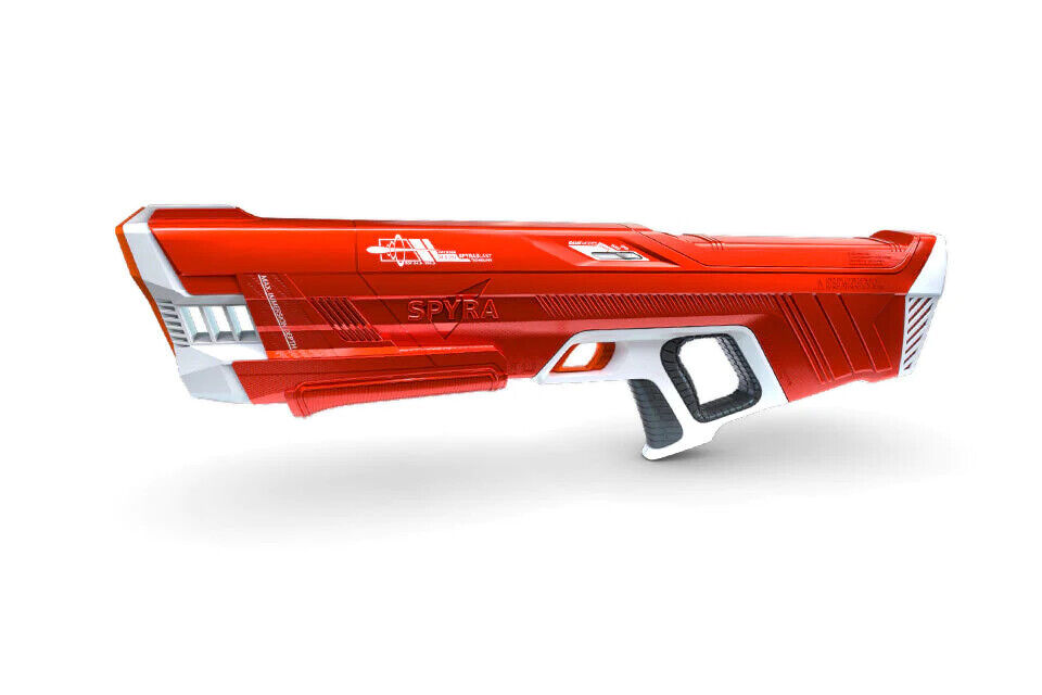 Spyra Two Electronic Water Gun Super Blaster Duel Pack Red and Blue Duel