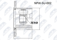 NPW-SU-002 Nty Gelenksatz, Antriebswelle FüR Suzuki