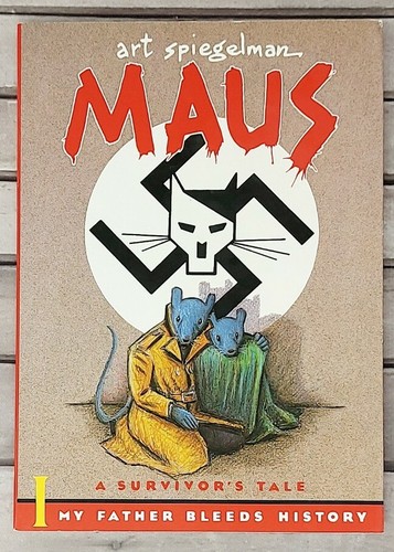 MAUS: ART SPIEGELMAN Boxed Set SURVIVOR'S TALE Vol. 1 &2 I II Book w Slip Cover - Picture 2 of 12
