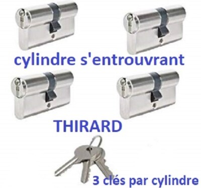 Lot De 5 Cylindres De Serrure Haute Sécurité ISEO R6 – Entrouvrant – Dimensions Au Choix