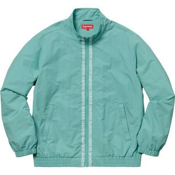 Grande veste de piste logo classique Supreme vert SS18