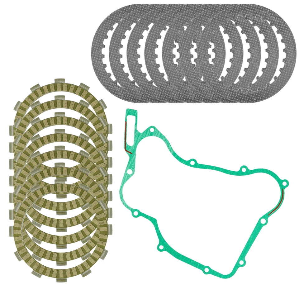 Placas y junta de acero de fricción de embrague para Honda CR125R 1990 1991 1992 - 1999 Foto 4 de 4