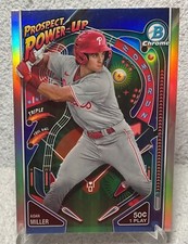 2024 Bowman Chrome  Mojo refractor “Prospect Power-Up” Aiden Miller #PP-18