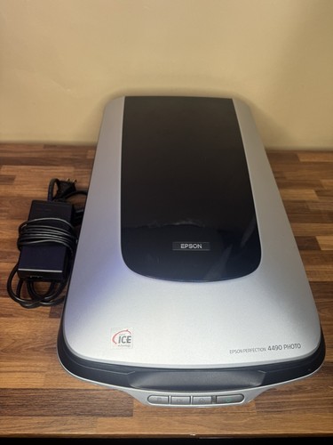 Epson Perfection 4490 Flatbed Scanner Includes Power and Printer Cable Tested