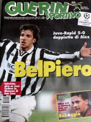 Guerin Sportivo 44 1996 Alex Del Piero Javier Zanetti Roberto Baggio