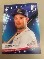 2022 Cedar Rapids Kernels Anthony Prato Team Card