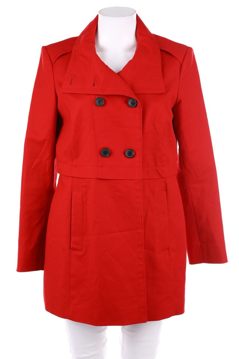 Trenchcoat Karierter Mantel Damen Rot Trenchcoat Esprit Mantel Rot