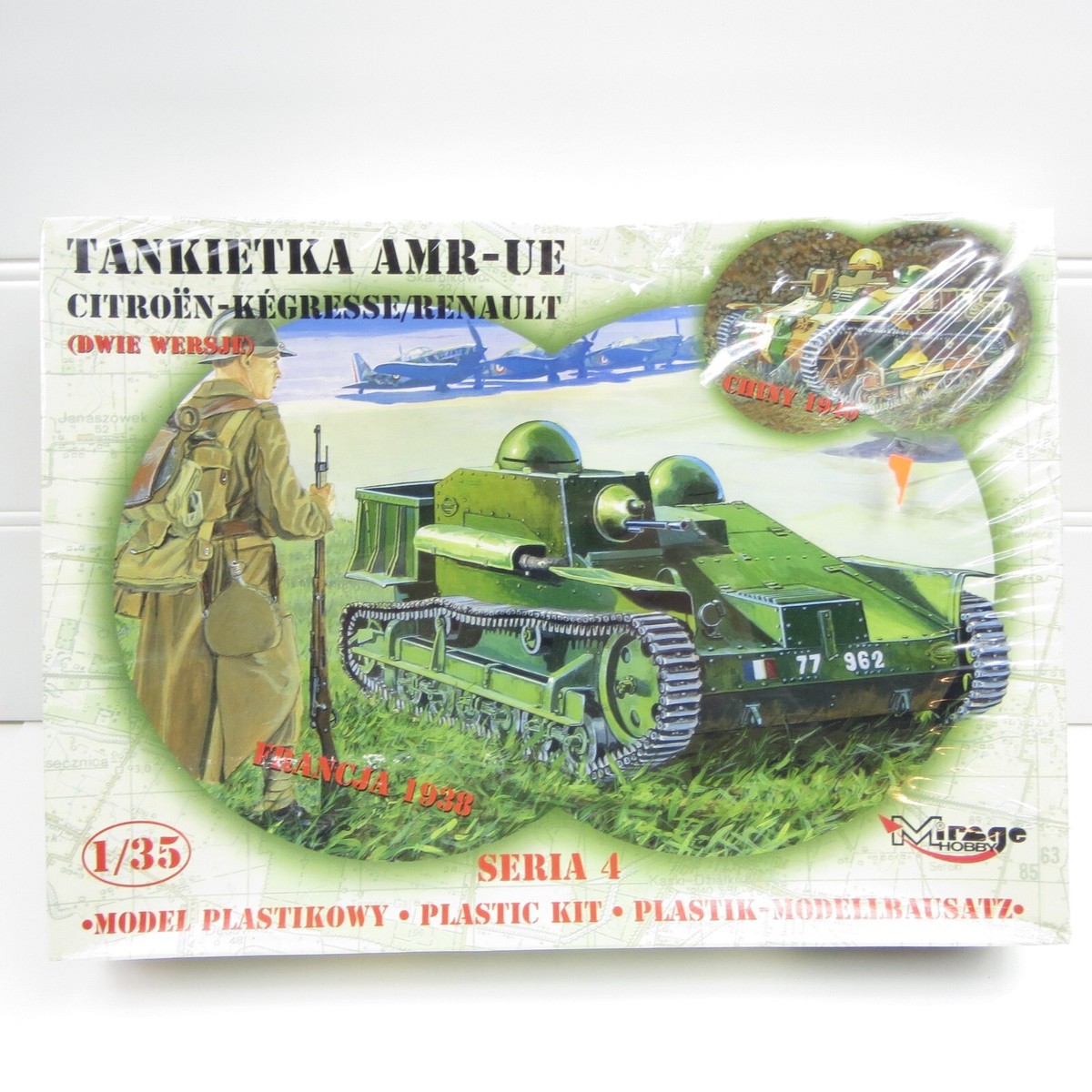 4 フィギュア Mirage ~ Tankietka AMR - UE Citroen-Kegresse/Renault