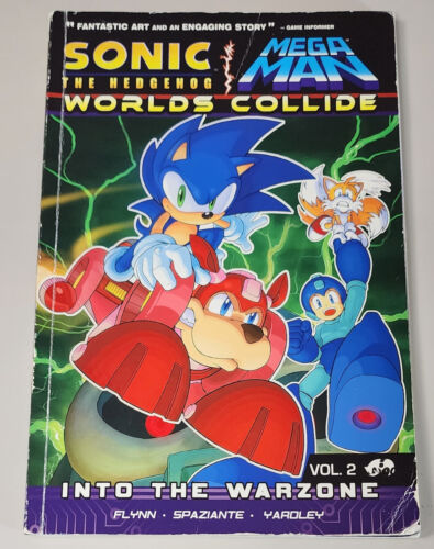 SONIC HEDGEHOG / MEGA MAN: WORLDS COLLIDE 2 Into Warzone (Archie 2014 TPB TP GN) - Photo 1/2