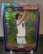 2024-25 Topps Chrome #76 Josh Giddey Purple Speckle Refractor #227/275 BULLS