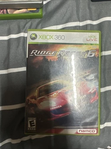 Ridge Racer 6 W/Manual (Microsoft Xbox 360, 2005) Complete CIB
