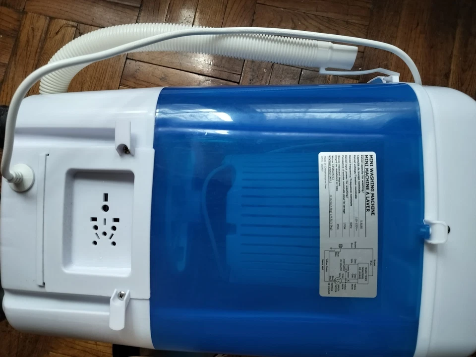 Mini máquina de lavar portátil Zeny azul - Imagem 3 de 4