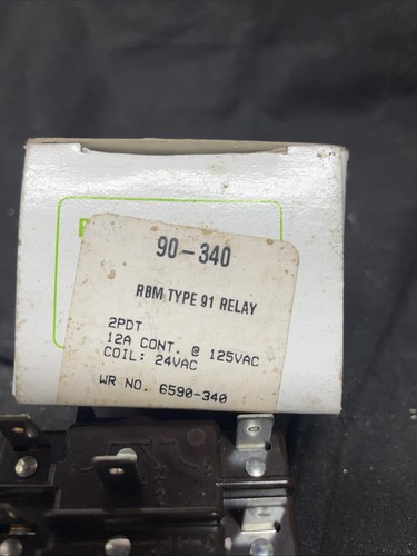 NEW White Rodgers 90-340 Switching Fan Relay, DPDT, 24V - Picture 9 of 10