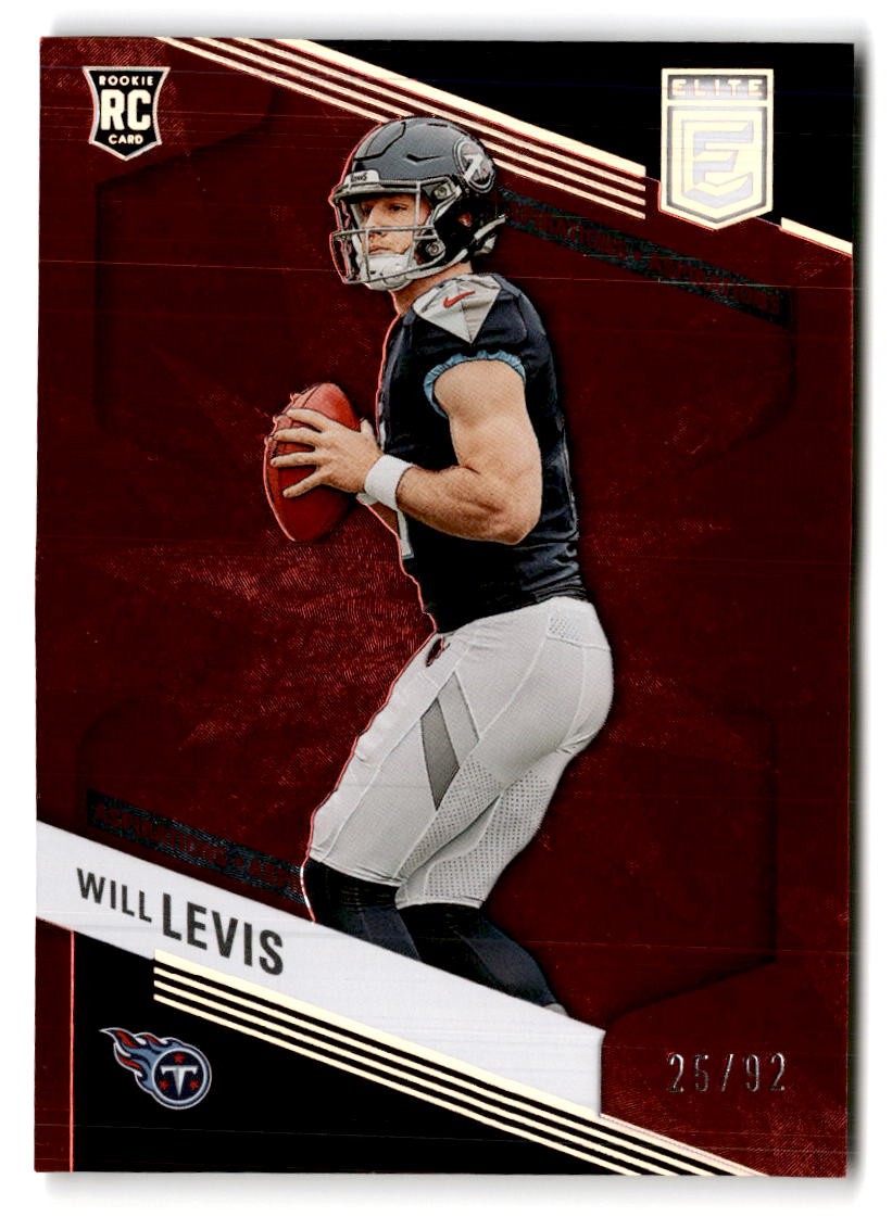 2023 Donruss Elite #197 Will Levis Aspirations #/92