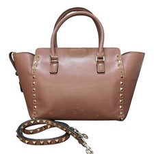 VALENTINO GARAVANI Valentino Garavani rockstud 2WAY shoulder bag tote bag leathe