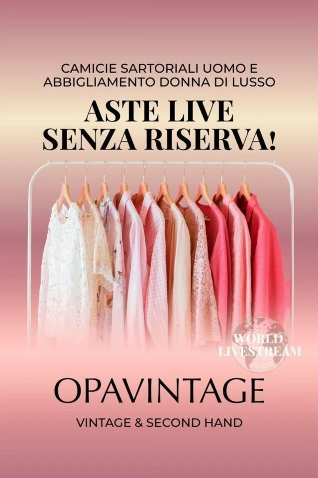 OPAVINTAGE WORLD SALE: Men & Women Designer Fashion Apparel - FREE EU SHIP