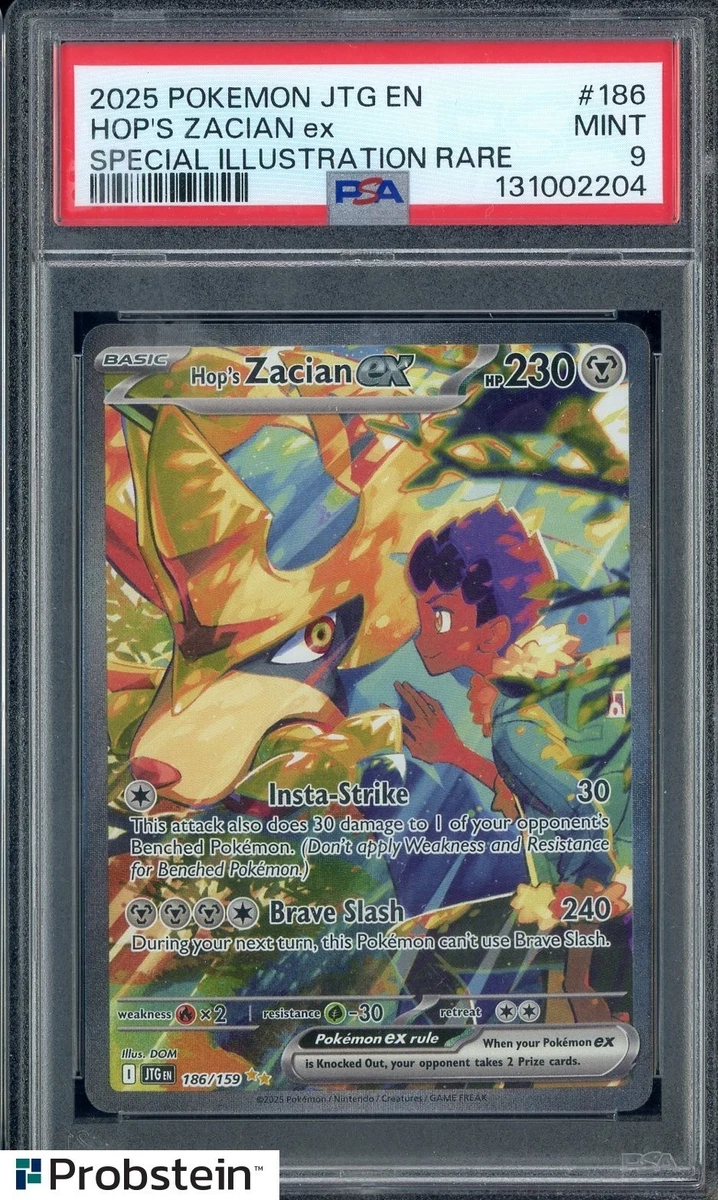 Preços baixos em Hop's Zacian Ex 186/159 Sv09: Journey Together | eBay