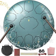 Steel Tongue Drum Notes Inch D-Key Panda Balmy Drum Percussion Instrument