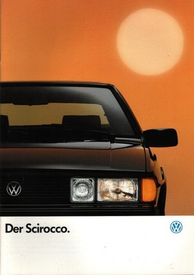 Prospekt VW Scirocco von 1. 1991