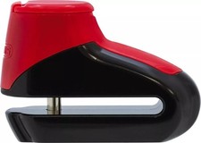 SERRATURA BLOCCADISCO ABUS 303 ROSSO LIVELLO SICUREZZA 4 PERNO IN ACCIAIO 5MM