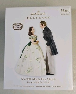 2012 HALLMARK Scarlett Meets Her Match Keepsake Ornament Gone with the Wind NEW