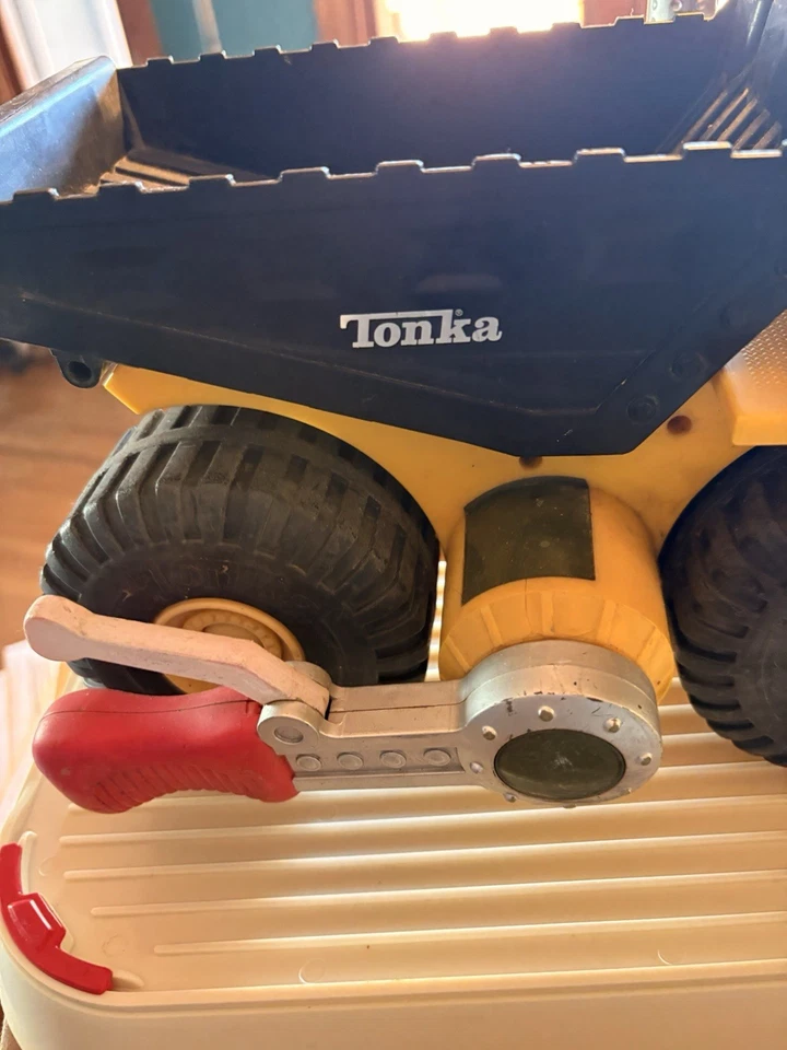 Steel Classics Mighty Dump Truck - Made with Steel & Sturdy Plastic, Yellow Toy  - Image 3 of 4