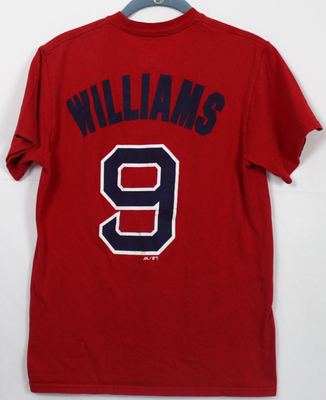 Boston Red Sox Ted Williams #9 Jersey Style Tee T Shirt Size S