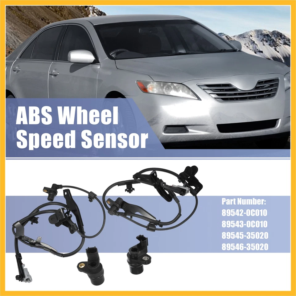 1Set Front Rear Left Right ABS Sensor for Toyota Tundra Base Limited SR5 00-06 - Image 3 of 4