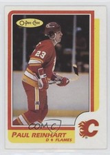 1986-87 O-Pee-Chee Paul Reinhart #205 0a4