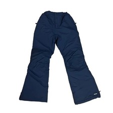 Lands End Kids Squall Waterproof Insulated Iron Knee Winter Snow Pants Blue 10