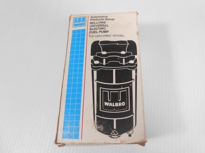 Genuine Walbro Bellows WEP-42 Electric Fuel Pump 12 Volt. NEW OLD STOCK