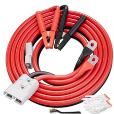 1 Gauge 30 Ft Heavy Duty Jumper Cables For Car Battery 900amp Quick Connect