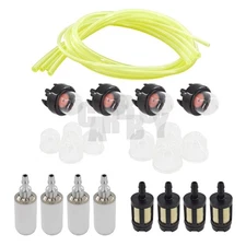 Fuel Filter Line Hose Primer Bulb Kit For Poulan Weed Eater Gas Trimmer 4 Sizes