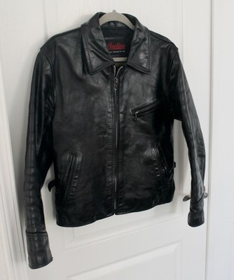 INDIAN MOTOCYCLE vintage JAPANESE SHINKI HORSEHIDE Single Riders