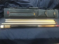 SCHON POOL CUE CX 52  LEATHER  WRAP  5/16X14 JOINT